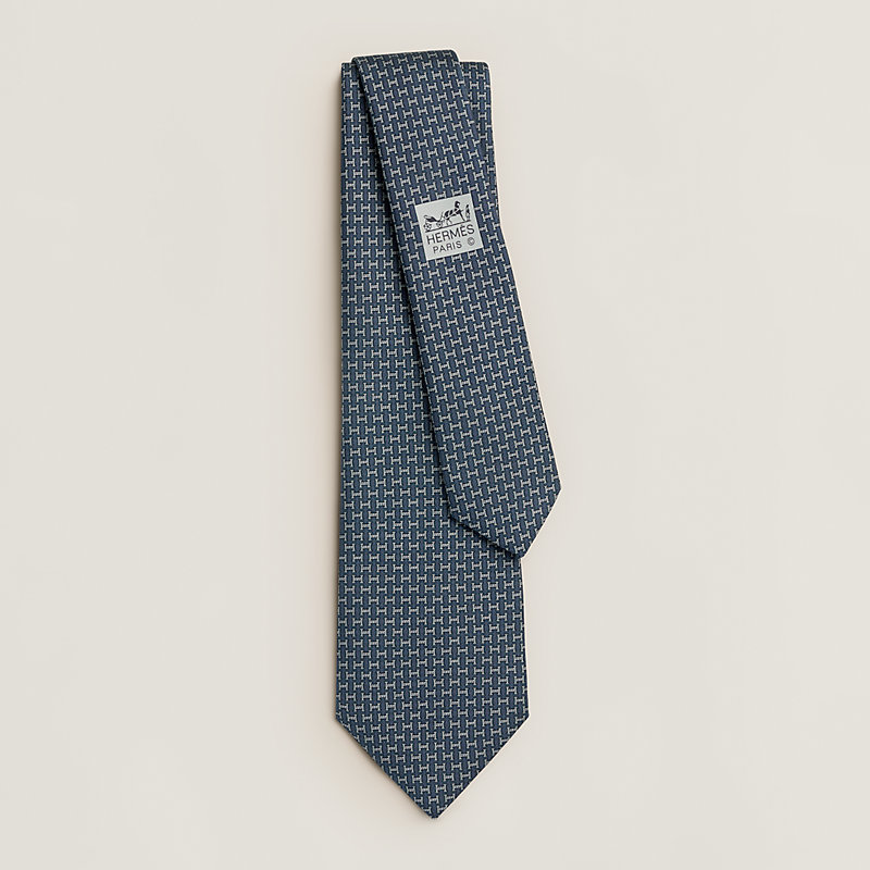 H Gourmette tie - Red | Hermès USA